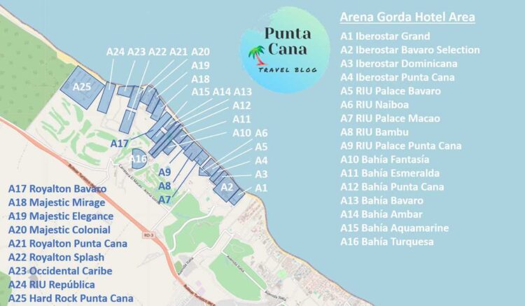 Punta Cana Map – a helpful and detailed map of Punta Cana’s Resorts ...