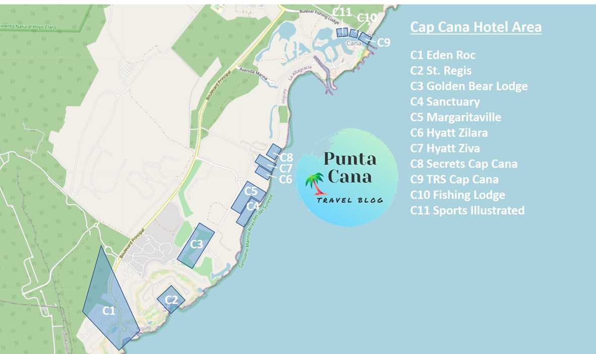 Punta Cana Map – a helpful and detailed map of Punta Cana’s Resorts ...