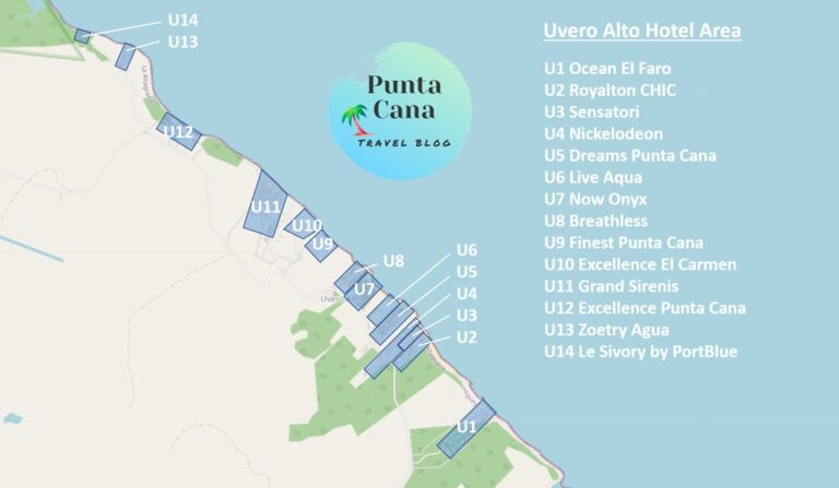Punta Cana Map A Helpful And Detailed Map Of Punta Canas Resorts