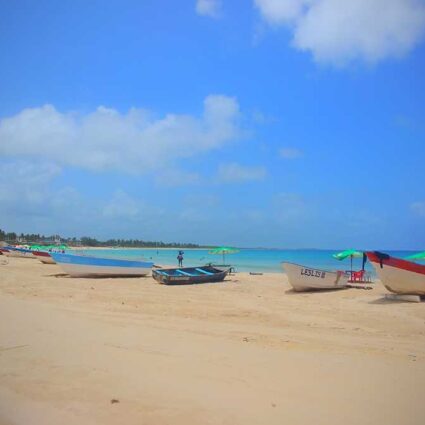 The wonderful beach of Playa Macao in the northern part of Punta Cana
