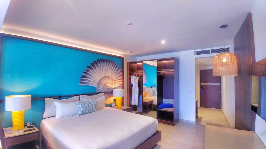 The modern rooms at Caribe Deluxe Princess All Inclusive in Punta Cana