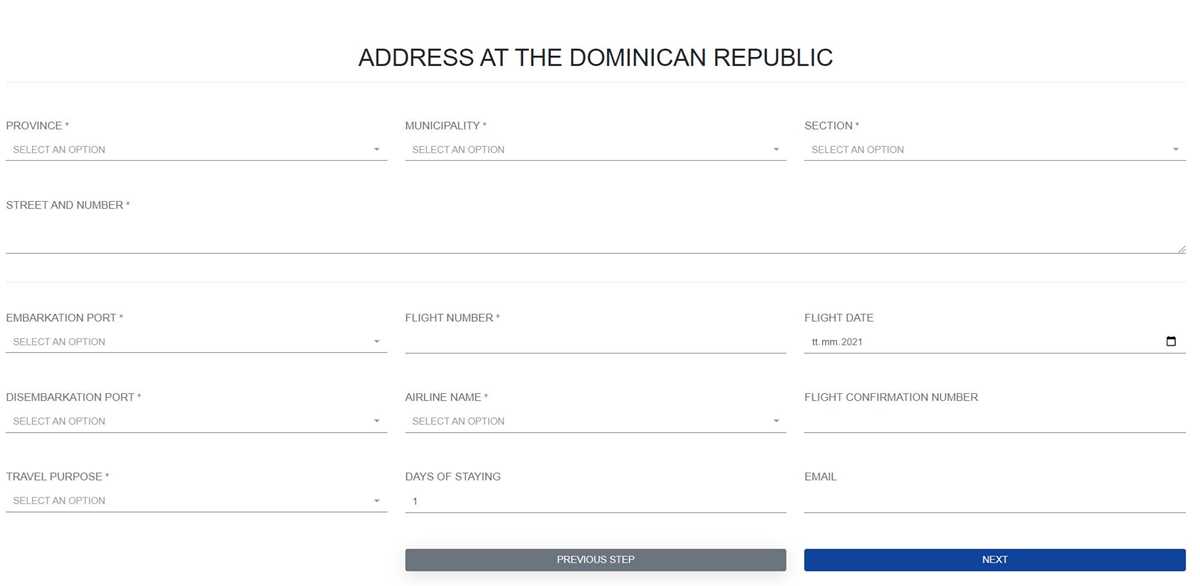 E Ticket Dominican Republic 2022 Update How To Fill Out The 